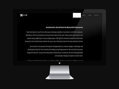 Shelby Company Approach Page colors creative macbook typography ui ux web web design website