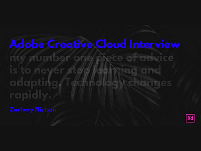 Adobe Interview 2017 adobe colors creative creative cloud graphic design mobile typography ui ux web design website xd