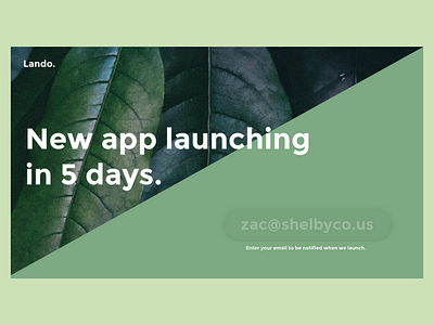 Business Landing Page clean daily ui challenge green landing page minimal ui ux web design website