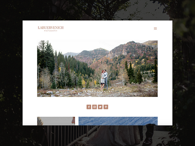 LaBuervenich Photography Website divi light minimal modern photography ui ux web design website white wordpress