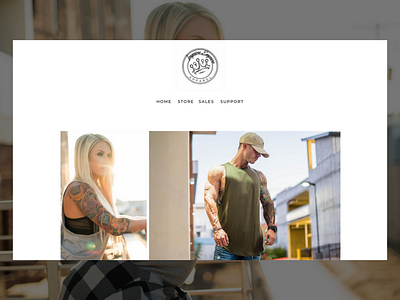 Inspire Empire Website athletic clothes fashion interface minimal sports ui user interface ux web design website