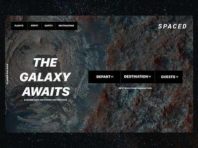 SPACED Challenge Snippet cosmos interface nasa space spaced spaced challenge ui ux web design
