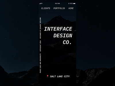 Interface Design Co. Mobile Site