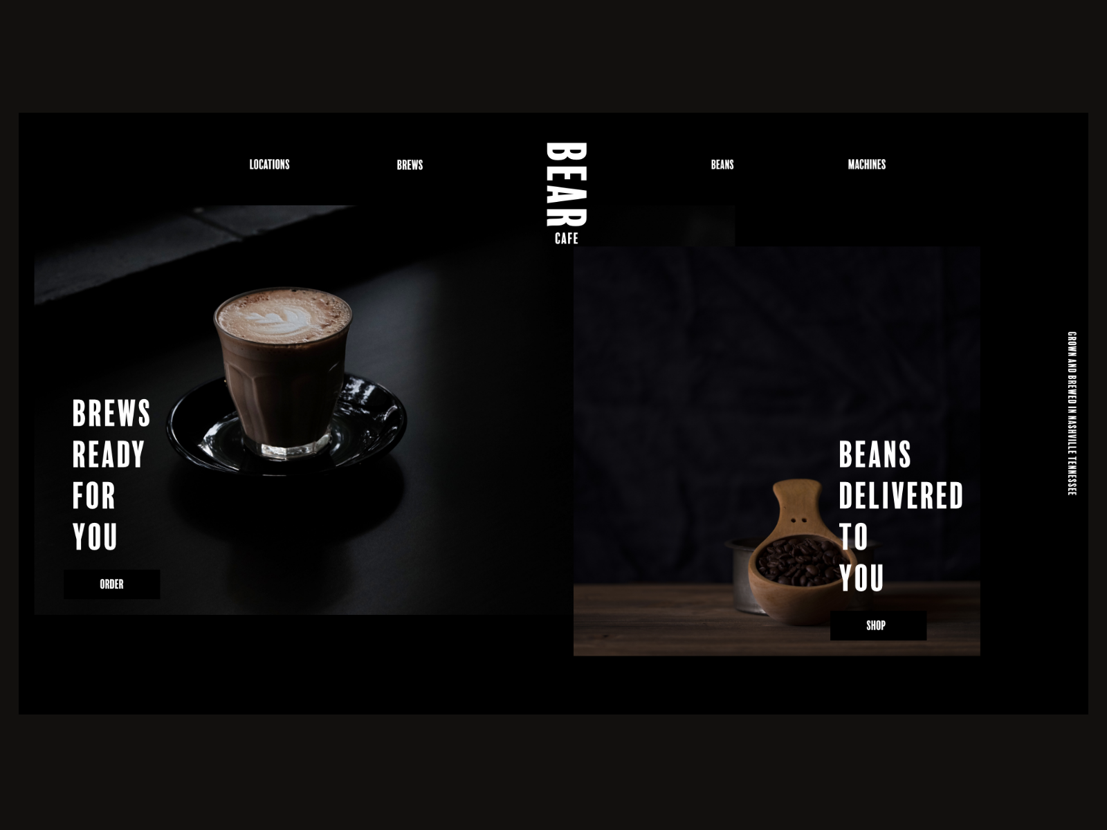 Bear Cafe Website