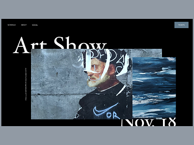 Art Show Landing Page