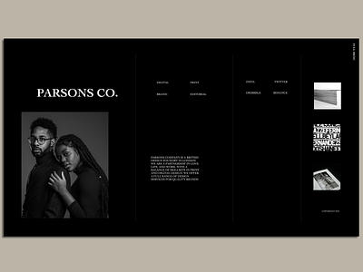 Parsons Co. Portfolio Website