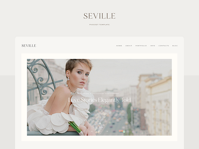 Seville - Editorial Website Template