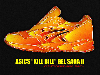 033 Asics "Kill Bill" Gel Saga II