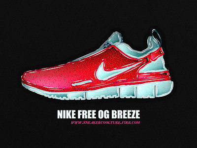 034 Nike Free OG Breeze illustration jelly nike sneakers sweet