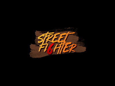 Street Fighter 6 design logo street fighter streetfighter6