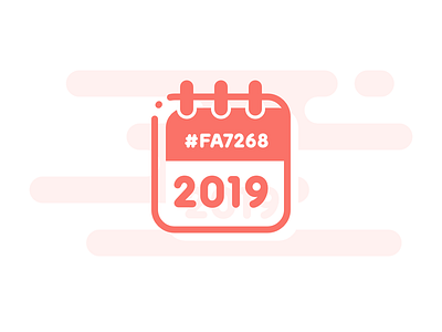 Color of the Year 2019 affinitydesigner calendar color of the year illustration