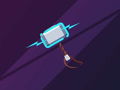 Thor affinitydesigner hammer illustration marvel mjolnir thor