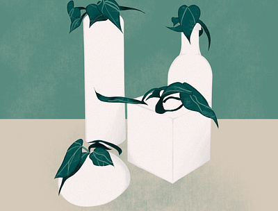 Still Life: Syd's Garden design graphic design illustration