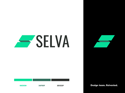 Selva - Logo and color palette branding clean colors design flat icon illustration logo logo design logotype logotype design minimalistic selva typography