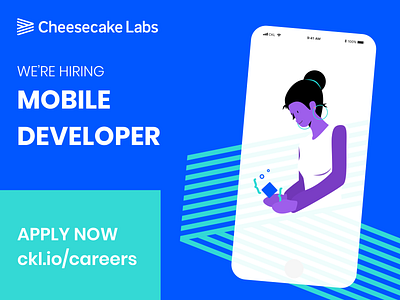 We're hiring! apply career character developer hiring hr illustration ios media mobile recruitment