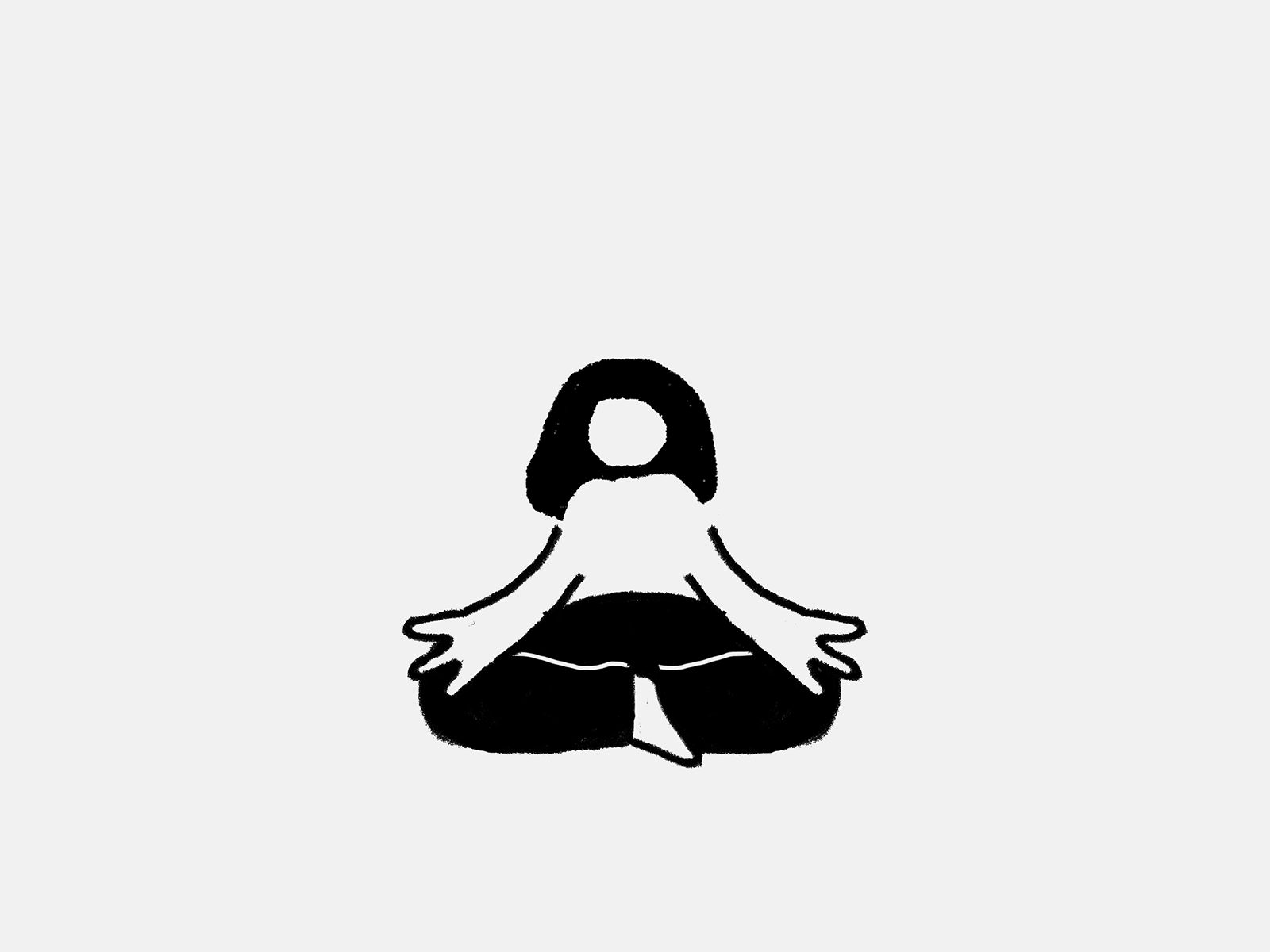 Zen animation illustration minimalism