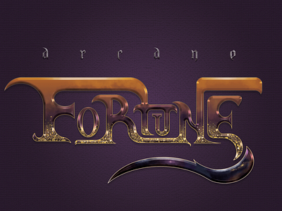 Logo for Arcane Fortune branding design logo