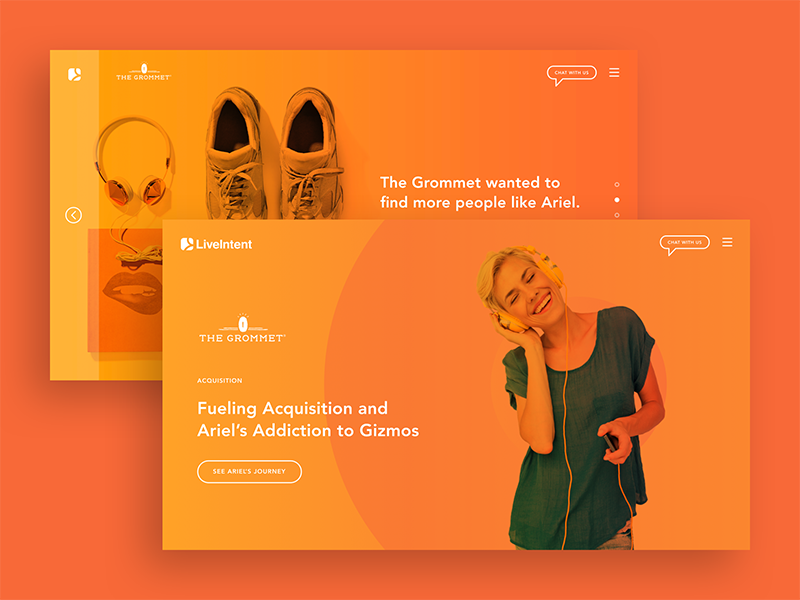 From Case Studies to Customer Journeys product gradient ui graphic design web design case study