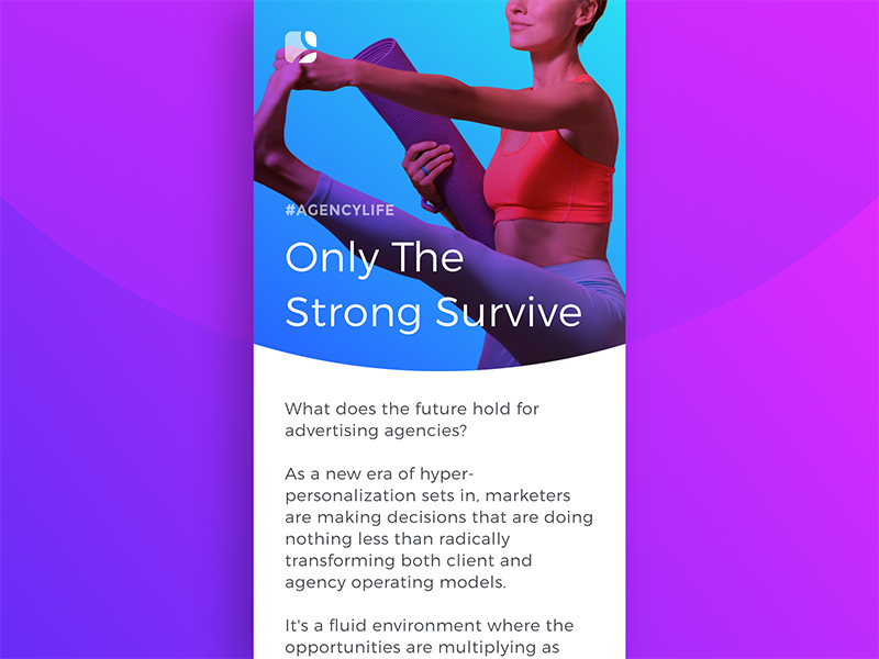LiveIntent Weekly Newsletter: Redesign Concept mobile redesign branding geometric typography colorful gradient graphic design web design web newsletter email