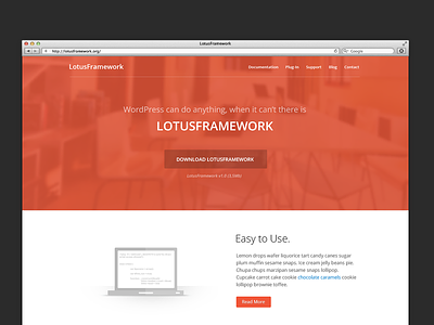 Lotus Framework Landing framework jogja lotus tonjoo wordpress
