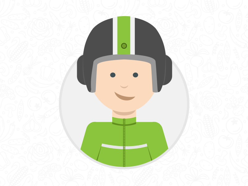 gojek motorcycle taxi driver by murtiono widi on dribbble gojek motorcycle taxi driver by