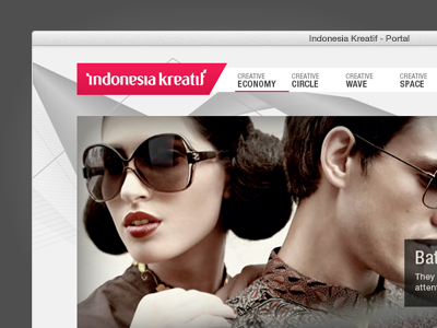 Indonesia Kreatif Portal batik circle creative design economy ik indonesia info jakarta jogjakarta kreatif portal space wave