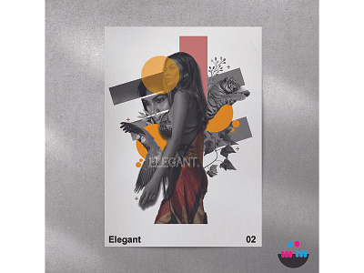 Elegant Poster art artforsale artwork artworkposter collage collageart design designer designforsale elegant elegantposter graphic graphic design poster