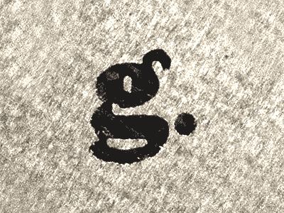 Glyphologie letterpress logo
