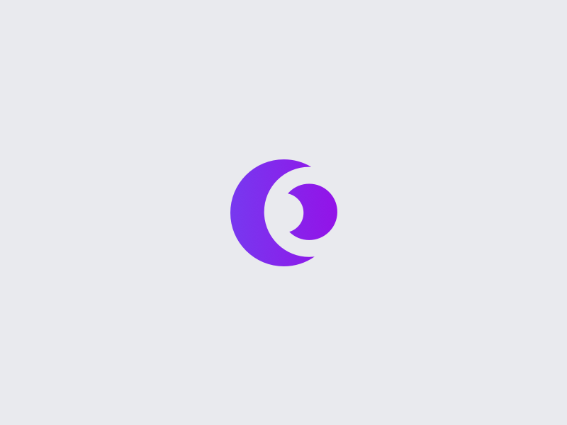 "O" moons logo by Fabien Laborie on Dribbble