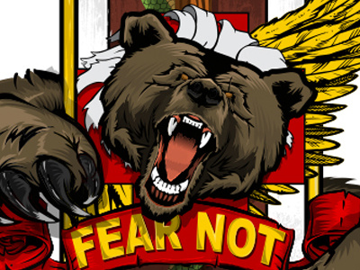 Fear Not bears illustration illustrator
