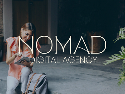 Nomad Digital Agency Brand Design branding design graphic design illustration logo typography