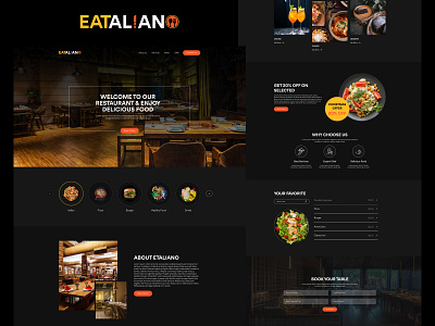 Eataliano - Latest restaurant website