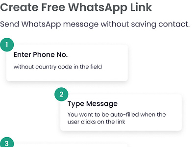 WhatsApp link generator