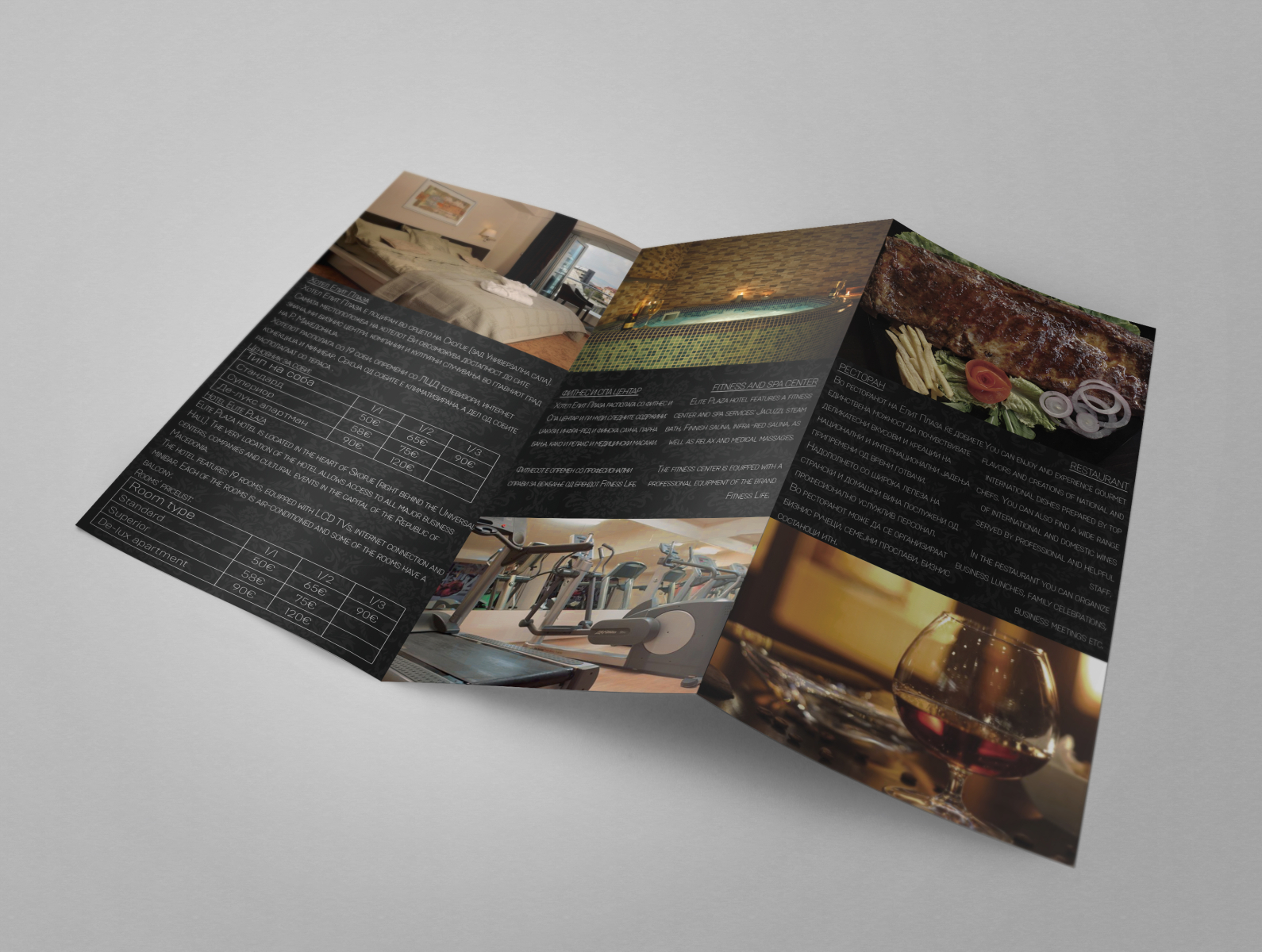 3-Fold Brochure for Hotel promotion by Lach-o on Dribbble