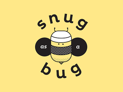Snug As A Bug bee branding children graphic design identity logo snug as a bug wearable technology