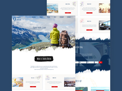 Travel Brush - Web Design design web design