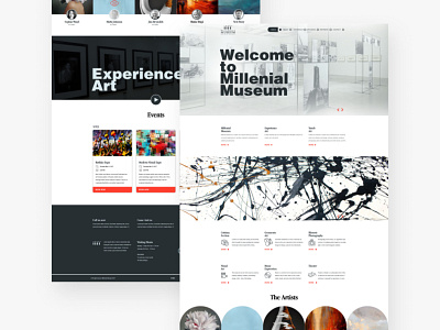 Millenial Museum - Web Design