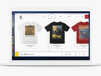 iWearArt - Web Design design ui ux web design