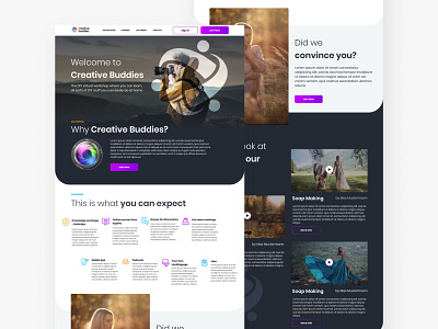 Creative Buddies - Web Design