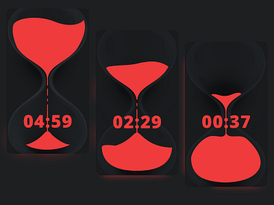 Ui014 - Countdown Timer 014 countdown dailyui red timer timerred