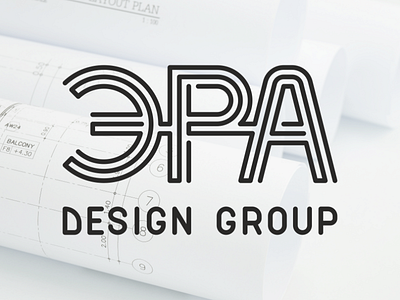 ЭРА DG Logo brand lined logo logo logo design