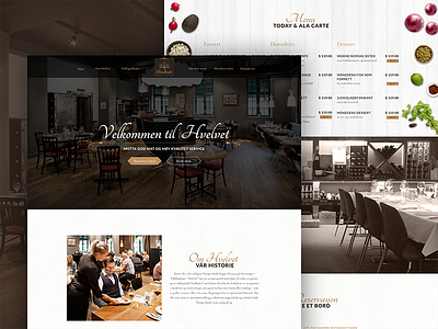 Restaurant Website UI/UX Design