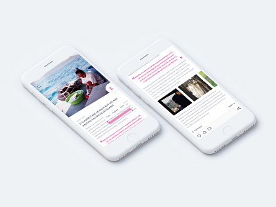 Blog Mobile App UI Design