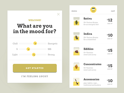 Hello Dribbble! chill dial ecommerce filter product shop ui