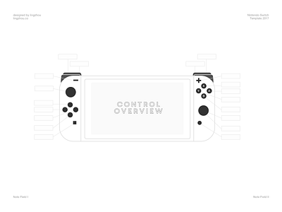 Nintendo Switch Controller Template figma freebie game interface mockup nintendo switch zelda