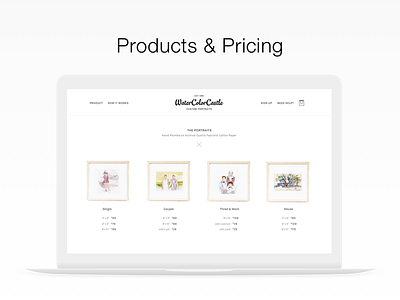 Watercolorcastle Product Pricing branding brooklyn browse ecommerce product shop watercolor