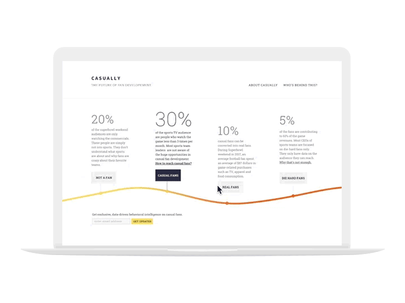 Landing Page Graphic Concept clean dashboard graphic landing minimal page