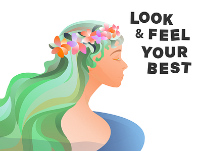 Groupon / Look & Feel Your Best beauty branding design ecommerce illustration product
