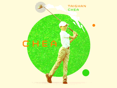 Taighan Chea aapi asian athlete awards chea design espn golf illustration masters photoshop sports taighan typography