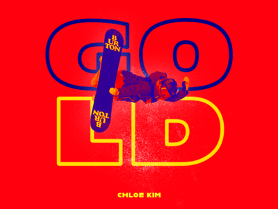 Chloe Kim / Olympic Gold Medalist espn snowboard kim chloe typography sports photoshop design illustration aapi